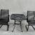 Price Cut!! 3-Piece Metal & Ropes Outdoor Bistro Set 1 thumbnail