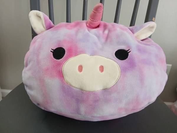 Squishmallows Stackable Lola Tye Dyed Unicorn 12 inch Kellytoys Plush 1