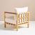 Amber Lewis for Anthropologie Caillen Accent Chair With Leather + Wood 13 thumbnail