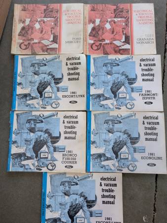 Ford electrical & vacuum troubleshooting manuals 1