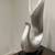 Modern Abstract Silver Sculptures – Set of 2 6 thumbnail