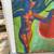 Very primitive oil on board Nude with Sun A89 5 thumbnail