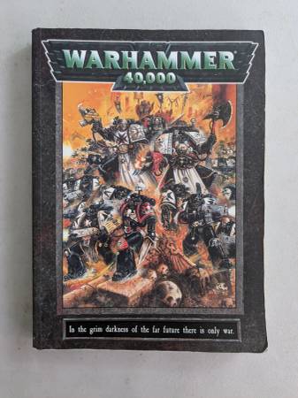Excellent condition Warhammer 40,000 Rulebook Softcover Book 1