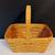 1996 LONGABERGER RECTANGLE BASKET WITH HANDLE 1 thumbnail