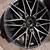 Custom Rorged BMW wheels/tires, blk dark clear, 850i 550i - Grt deal! 5 thumbnail