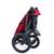 Joovy Zoom 360 Ultralight Jogging Single Stroller - Red 5 thumbnail
