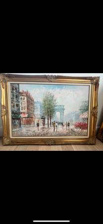 Painting with frame from Paris 1