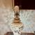 Vintage pierced Blanc de Chine Lamp - lights on top and bottom 16 thumbnail
