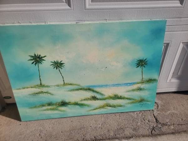 Sandy Beach painting 1