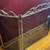 Beautiful Vintage Carved Ornate Pewter Fireplace Screen 3 thumbnail