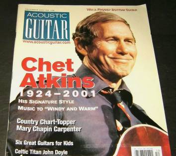 2001-2002 ACOUSTIC GUITAR MAGAZINE - 25 issues 1
