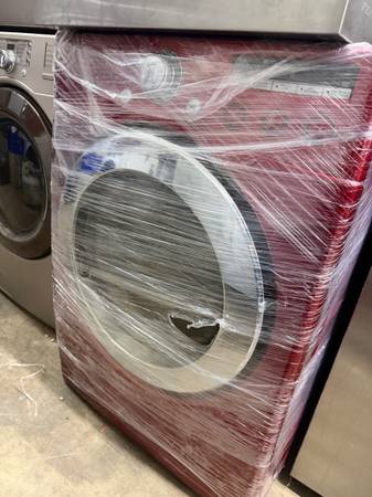 LG red gas dryer 7.5 cu ft 1