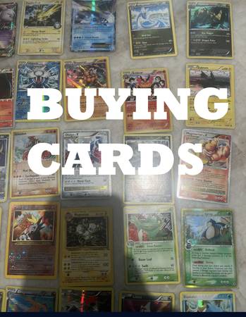 Buying old pokemon cards and more! 1
