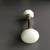 Antique Opaque White Milk Glass Door Knob 2 thumbnail