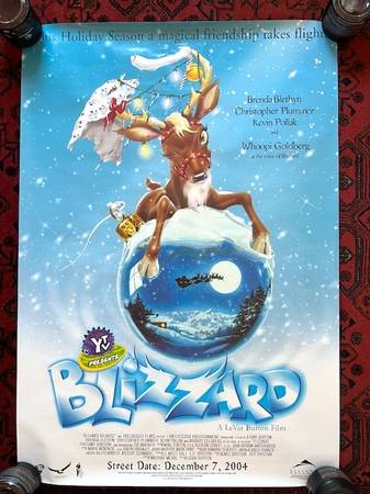 LeVar Burton's BLIZZARD (2003) Rolled 1 Sheet Poster.  Whoopi Goldberg 1