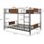 Brand new Metal Bunk Bed WIth Sandalwood Full Over Full size 2 thumbnail