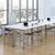 Modern Looking White Or Grey Conference Tables. Various Base Options. 8 thumbnail