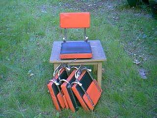 Folding Bleacher Chairs 1