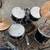 Pearl Export 5 Piece Drum Set W/ Zildjian Cymbals and hardware, sticks 5 thumbnail