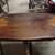 vintage oval table very sturdy top needs re staining or paint 2 thumbnail