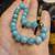 Natural amazonite Gemstone Quartz Crystal Round Beads Bracelet 9.3MM AAAA 2 thumbnail