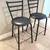 Vintage Pair Of Black Bar Chairs By Amisco Industries Ltd 3 thumbnail
