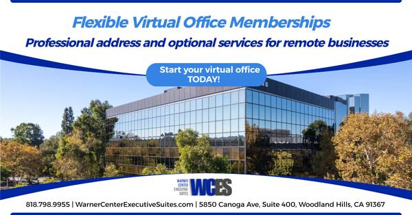 Virtual Offices in Warner Center - Only $95/mo 1