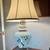Vintage pierced Blanc de Chine Lamp - lights on top and bottom 11 thumbnail