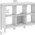 broadview bookcase white 6 cube storage cabinet 4 thumbnail