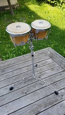 Bongos and stand 1