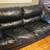 Free black leather couch! 2 thumbnail
