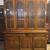 Beautiful Solid Cherry Lighted Two Piece Hutch Cabinet by Cresent 2 thumbnail
