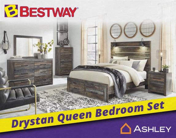 DRYSTAN BEDROOM SET - Ashley Bed 1
