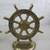 Pair Solid Brass Nautical Ship's Wheel Bookends 6 3/4" Tall 3 thumbnail
