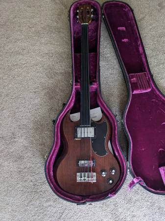 Gibson EB-3 Fretless Bass 1