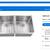 SCHON SCRA505016 DOUBLE SINK - NEW IN THE BOX 3 thumbnail