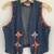Vintage Boho Denim Vest  -  Junior’s size 7 1 thumbnail