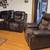 Leather double recliner couch and recliner 3 thumbnail