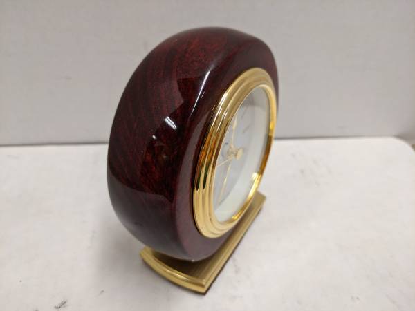 Small Rosewood Desk Clock 1