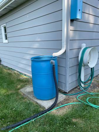 For Sale 55 Gal. Plastic Barrels 1
