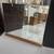 Vintage Rectangular Mirror With Walnut Wood Base 5 thumbnail