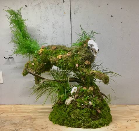 Moss Fox Sculpture 1