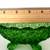 Vintage Emerald Green Daisy & Buttons Heavy Glass Trinket Dish 5 thumbnail