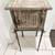 Rustic Driftwood Side Table Planter Stand Storage Box Console Cabinet Rebar Iron 1 thumbnail
