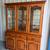 Amish Haus Furniture China Cabinet Hutch Buffet Sideboard Two Piece Cherry Wood 1 thumbnail