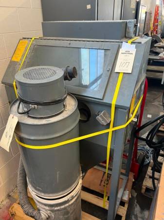 Trinco #36 Blast Cabinet with Dust Collector 1