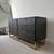 Brand New Modern Black and Gold Small Short 6 Drawer Dresser 1 thumbnail