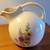 Vintage Universal Cambridge Floral Cream Ceramic Pitcher 1 thumbnail