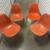 Herman Miller Vintage Fiberglass Shell Chairs - Stackable base x 4 1 thumbnail