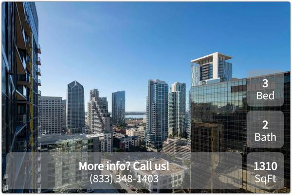 $5,404 / 3br - 1310ft2 - Great location for your new home! Come in today for a tour! (San Diego - Little Italy)63998603473154121